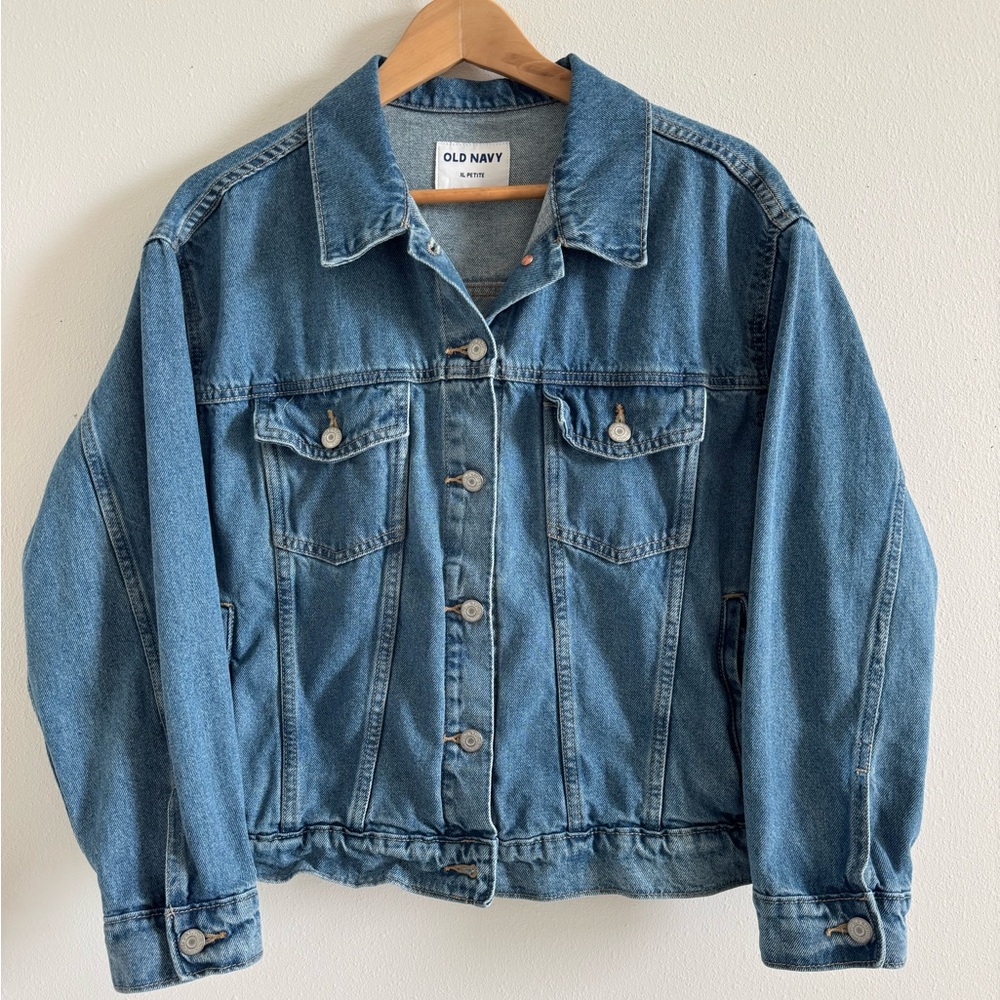 Old Navy Women's Jean Jacket in Light Blue
